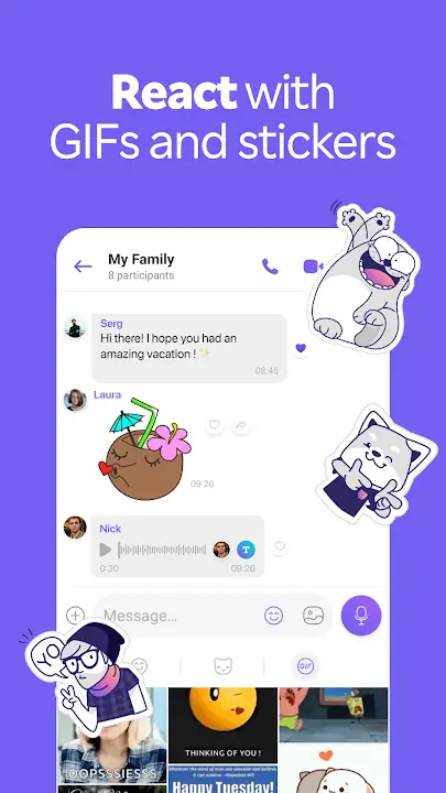 Viber screenshot