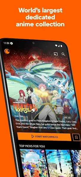 Crunchyroll screenshot