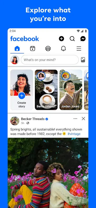 Facebook screenshot