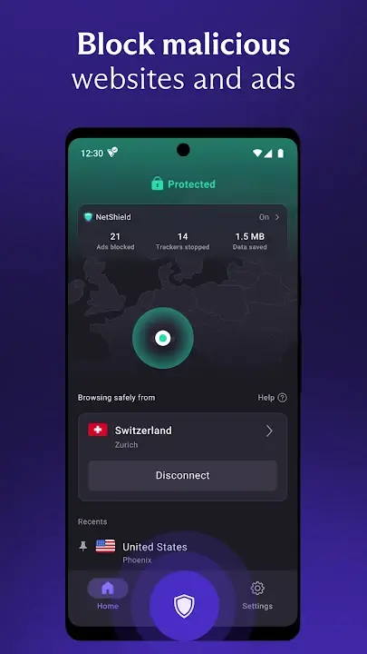 Proton VPN screenshot