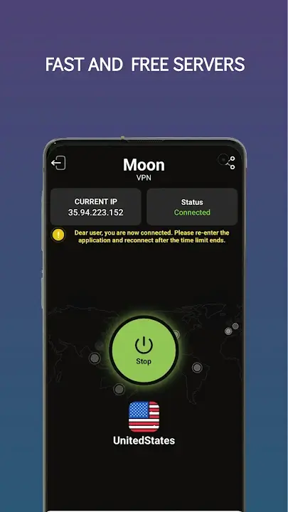 Moon VPN screenshot