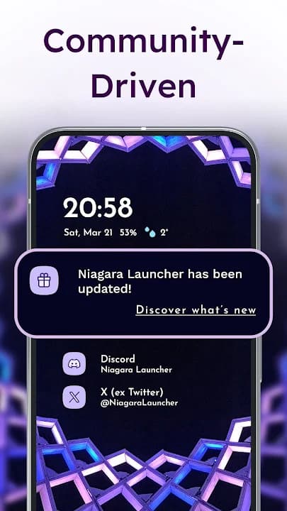 Niagara Launcher screenshot