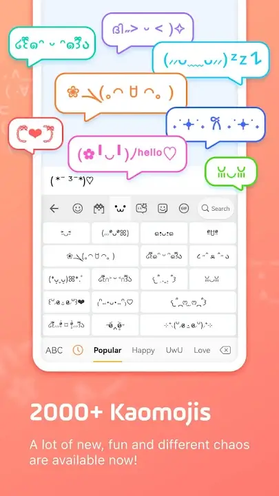 Facemoji Keyboard screenshot