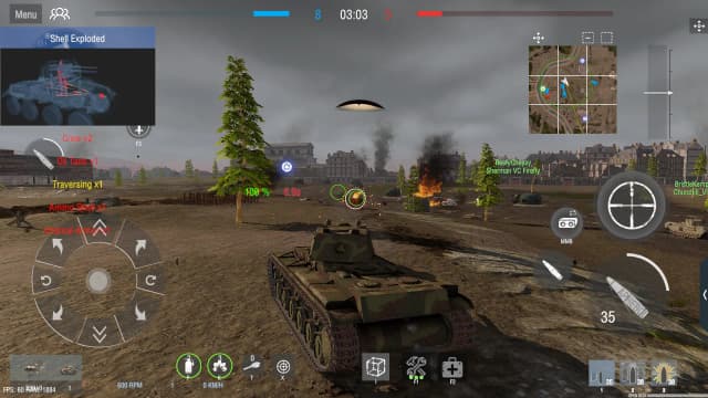Panzer War screenshot