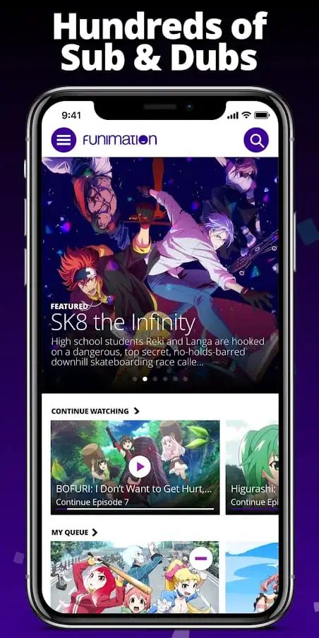 Funimation screenshot