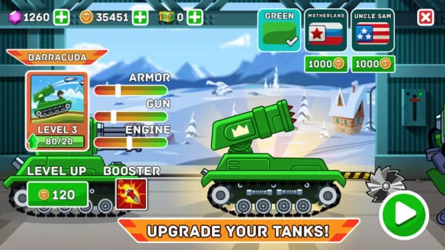 Hills of Steel screenshot