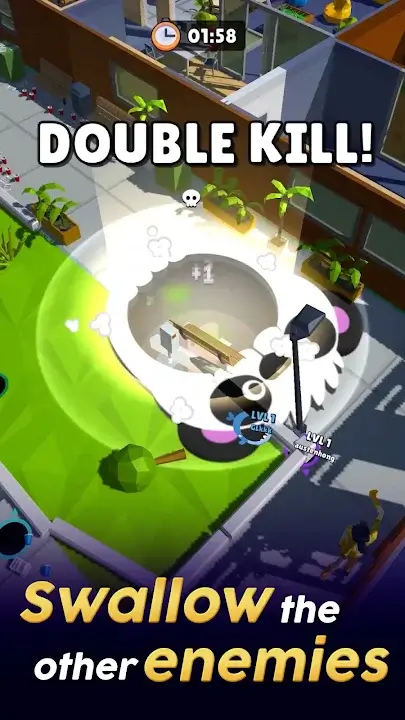 Hole.io screenshot