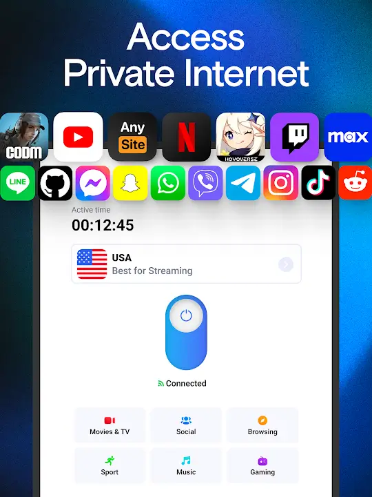 VPN Lumos screenshot