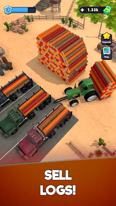 Idle Lumber Chopper Empire Inc screenshot