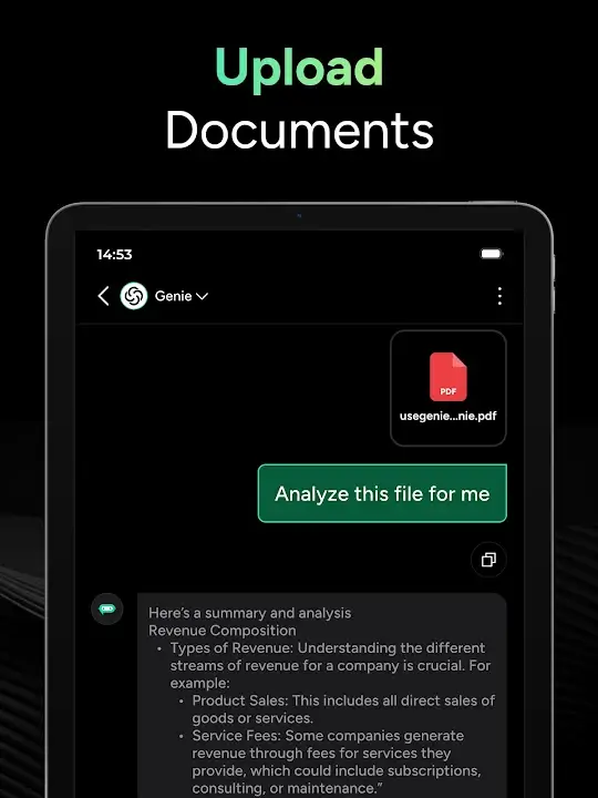 Genie screenshot