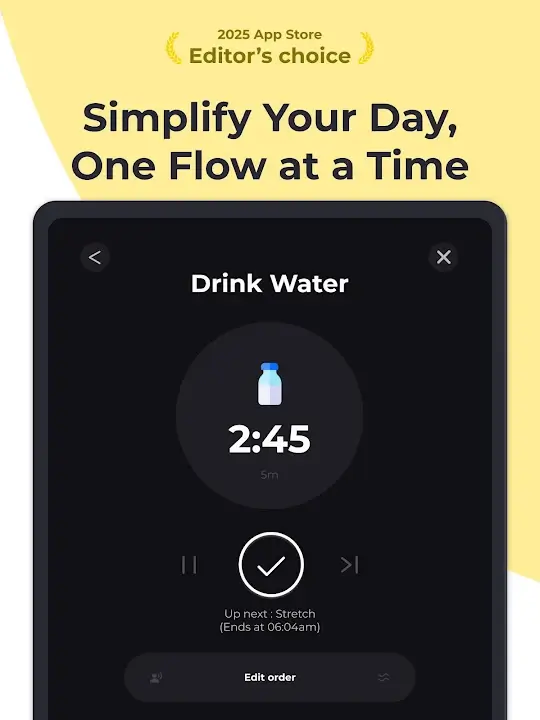 Routine screenshot