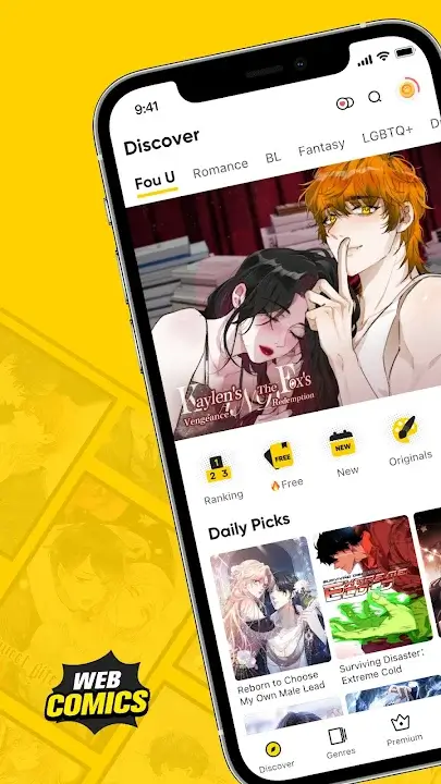 WebComics screenshot