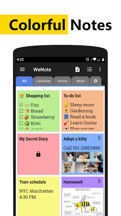 WeNote screenshot