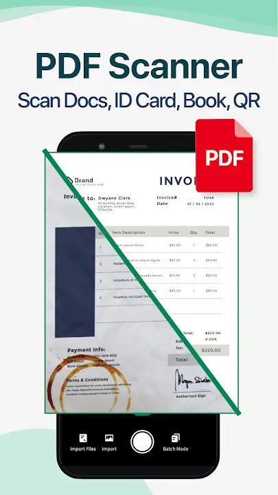 CamScanner screenshot