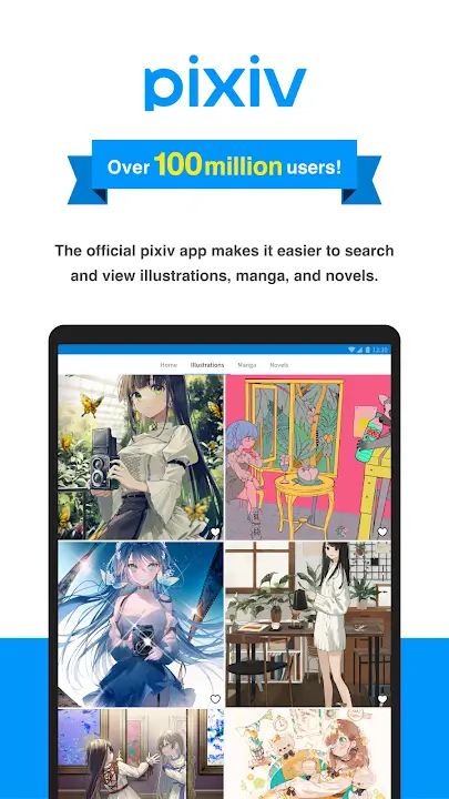 Pixiv screenshot