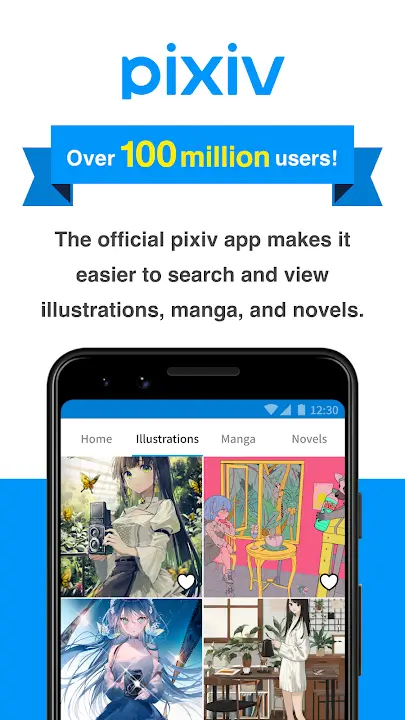 Pixiv screenshot