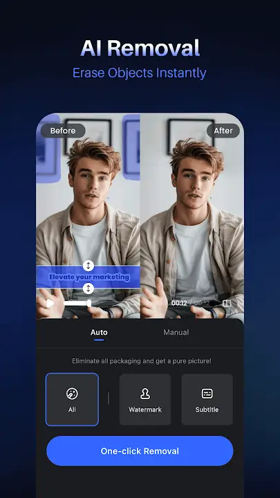 Vmake AI Captions screenshot