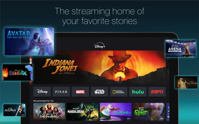 Disney+ Plus screenshot
