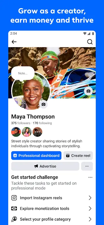 Facebook screenshot