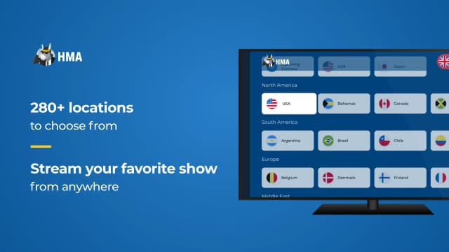 HMA VPN Proxy screenshot