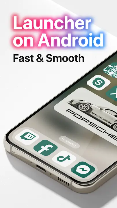 Launcher iOS 17 Pro screenshot