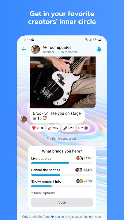 Messenger screenshot