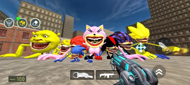 Nextbots In Playground screenshot