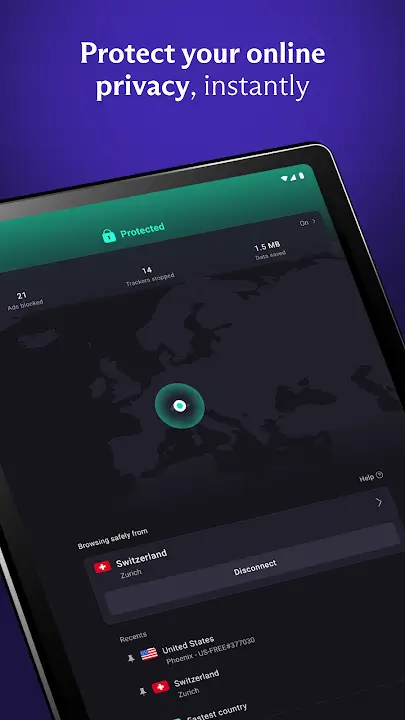 Proton VPN screenshot