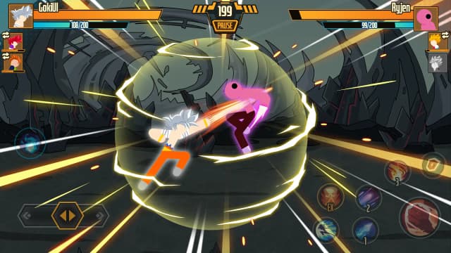 Stickman Dragon Fight screenshot