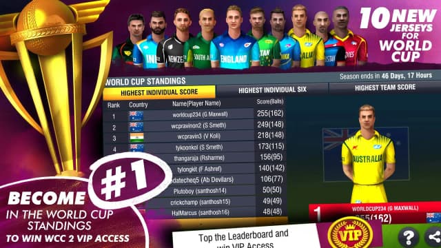 World Cricket Championship 2 screenshot
