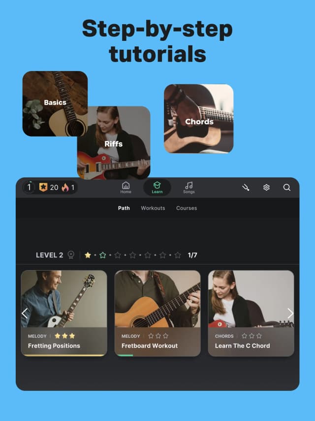 Yousician screenshot