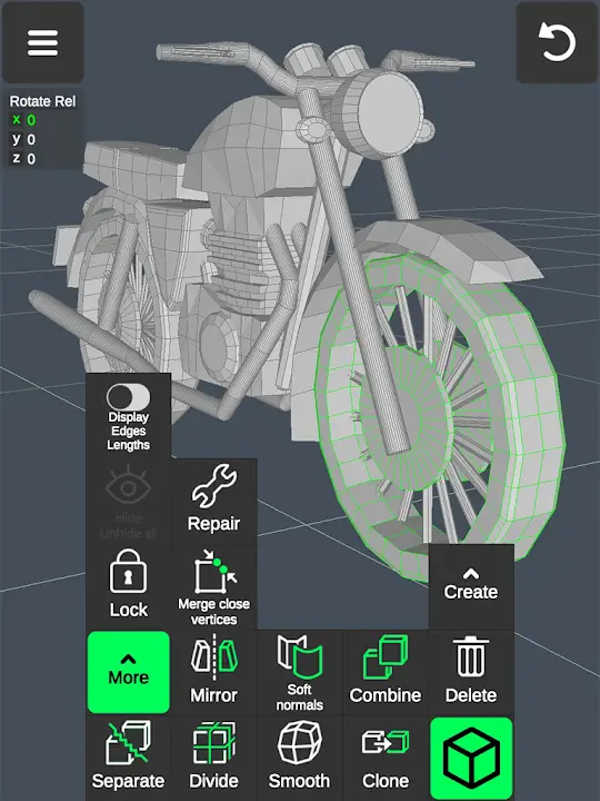 3D Modeling App screenshot