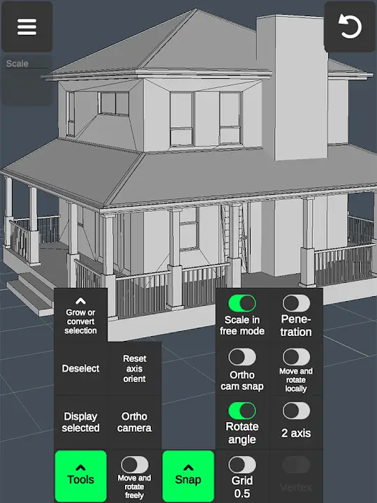 3D Modeling App screenshot