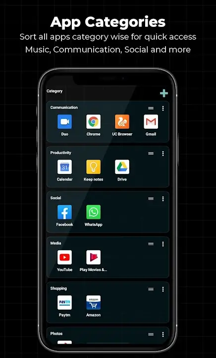 Alpha Hybrid Launcher screenshot