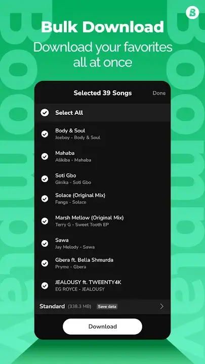 Boomplay screenshot