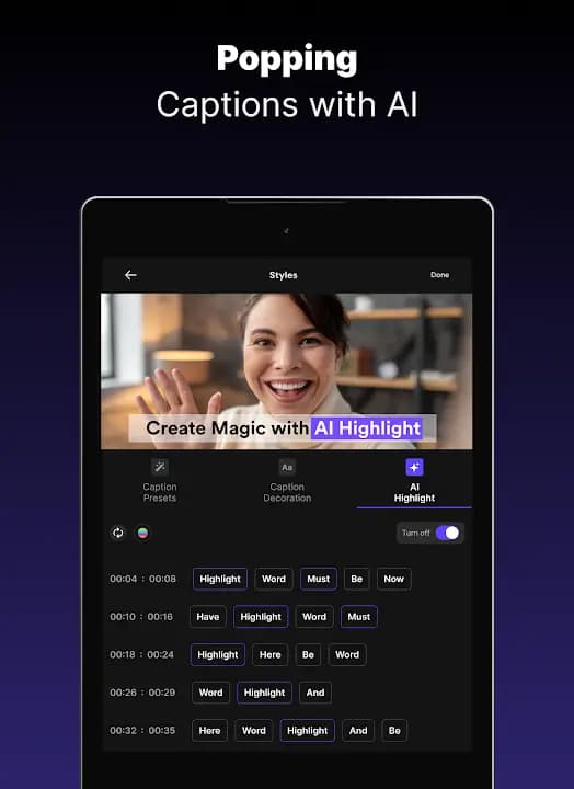 Captions Ai screenshot