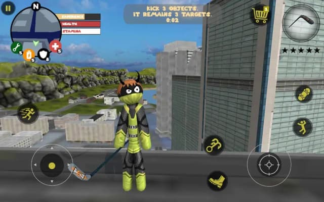 Stickman Rope Hero screenshot
