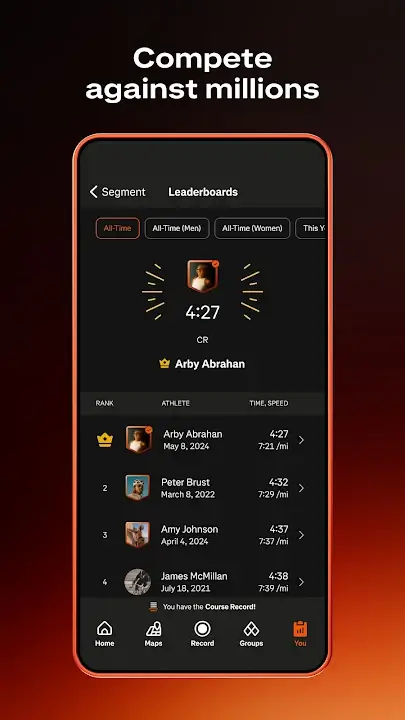Strava screenshot