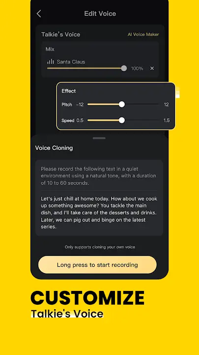 Talkie AI screenshot