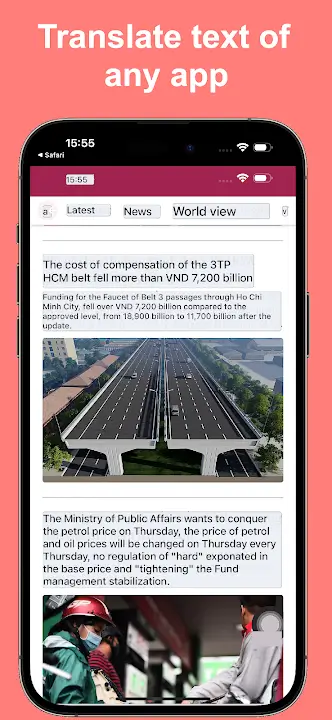 Tap To Translate Screen screenshot