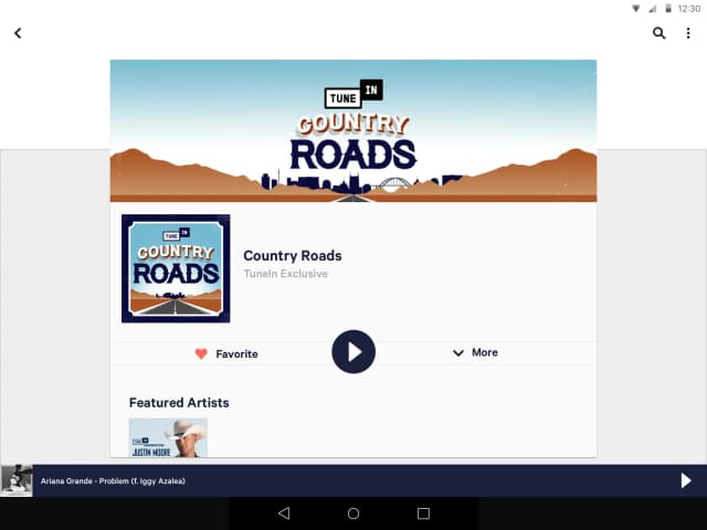 TuneIn Radio Pro screenshot