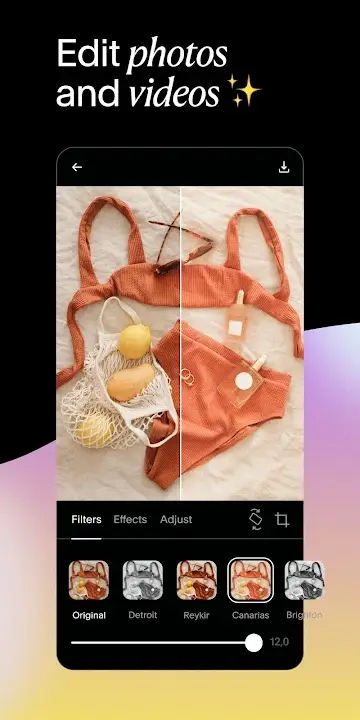 Unfold screenshot