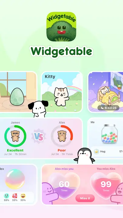 Widgetable screenshot