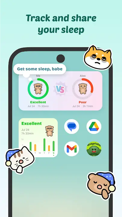 Widgetable screenshot