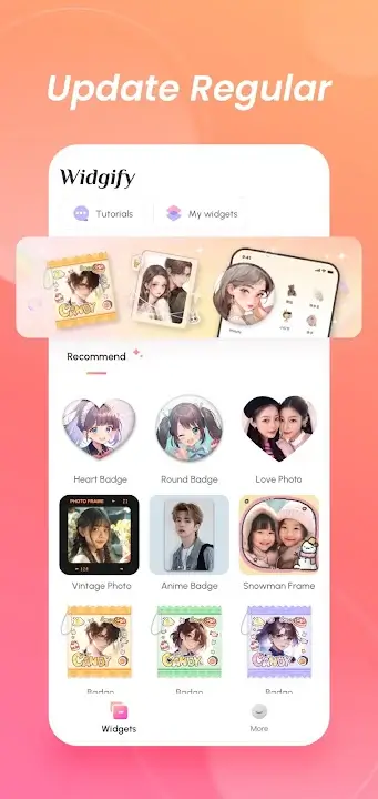 Widgify screenshot