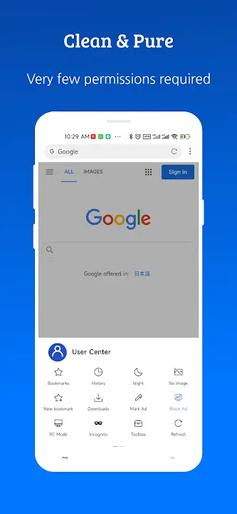 XBrowser screenshot