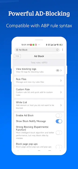 XBrowser screenshot