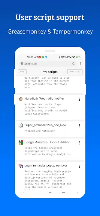 XBrowser screenshot