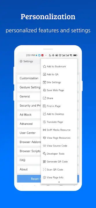 XBrowser screenshot