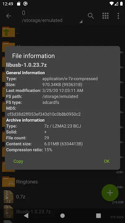 Zarchiver Pro screenshot
